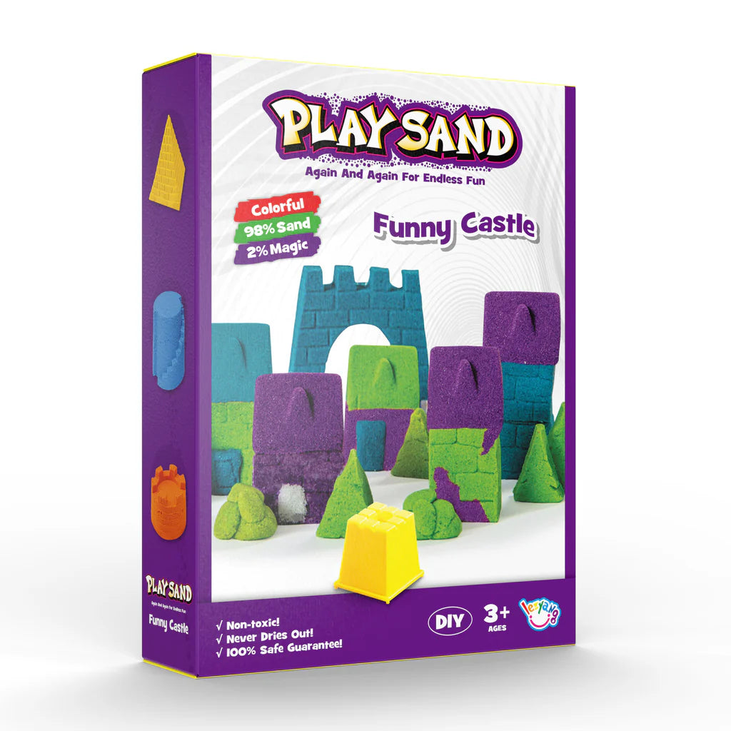 Funny Castle Magic Play Sand Set with Castle Molds