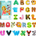 Animal Themed Alphabet Refrigerator Magnets (A-Z)