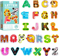 Animal Alphabet Refrigerator Magnets A–Z Set