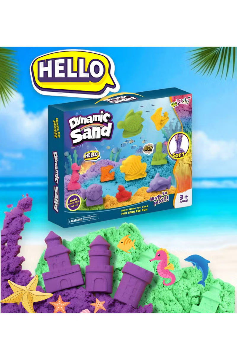 Magic Play Set Dynamic Sand Magic Play Set with Colorful Molds – The Toy Factory