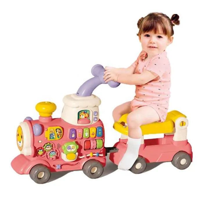 5 in 1 Multifunctional Baby Walker Train Toy For Toddlers | Learning Toy For Kids