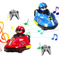 Go Kart RC Battle Bumper Car Set With Rotating Motion,Rechargable 2.4Ghz Remote Control & Ejecting Figure
