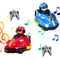 RC Battle Bumper Car Set with Ejecting Driver