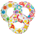 Intex Inflatable Lively Print Floating Swim Tube Ring