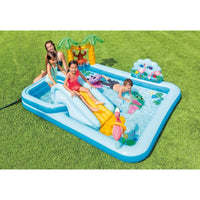 Intex Inflatable Jungle Themed Pool For Kids 8ft 5in x 7ft 1in x 2ft 9in