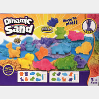 Dynamic Sand Animal Play Set with Magic Sand Molds