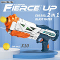 2-in-1 Foam Ball & Water Blaster with Pump Action Fun