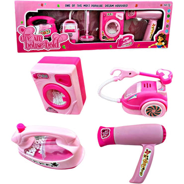 4-in-1 Household Cleaning Play Set with Lights & Sounds
