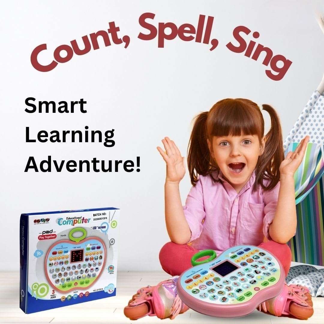Educational Mini Computer | ABC & Spelling Learning Tablet