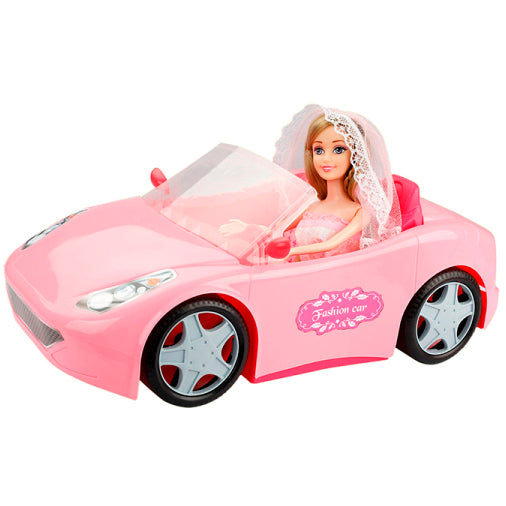 Xin Yaer Doll Car | Barbie Bride Detailed Toy Car