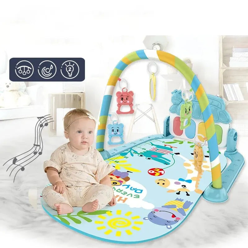 Baby Pedal Piano Rack | 3in1 Gym Rack For Baby