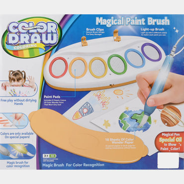 Color Draw Magical Paint Set with Light-Up Brush