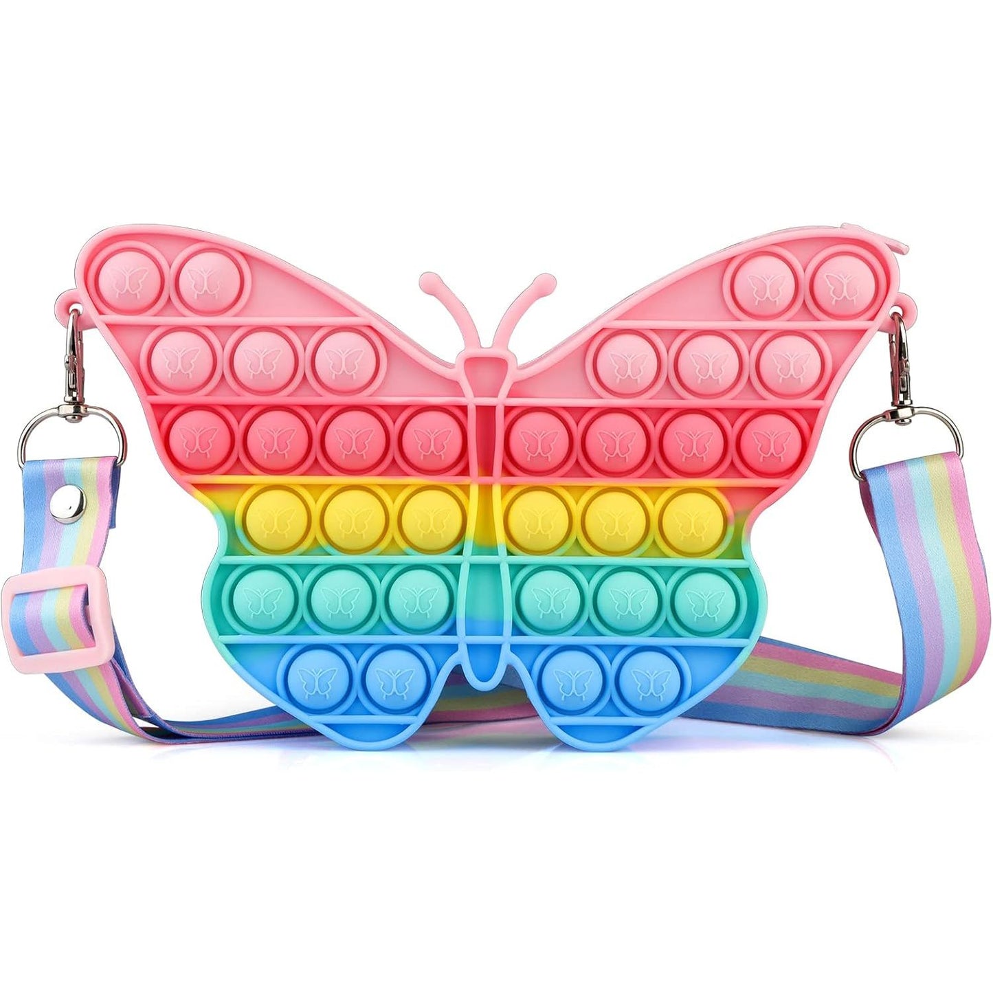 Butterfly Pop It Purse | Fidgety Purse For Girls | Hello Kitty Bag