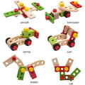 Wooden Nuts & Bolts Construction Toy | DIY Screw Assembly Wooden Toy