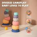 Baby Sensory Balls | Stacking Soft Silicone Teething Toys | Sensory Toys