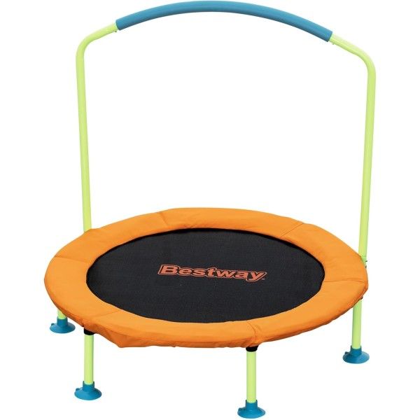 BESTWAY Wonder Jump Indoor Trampoline For Kids 3ft x 3ft 2in