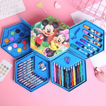 46 Pcs Drawing Set | Pentagon Art & Coloring Kit for Kids