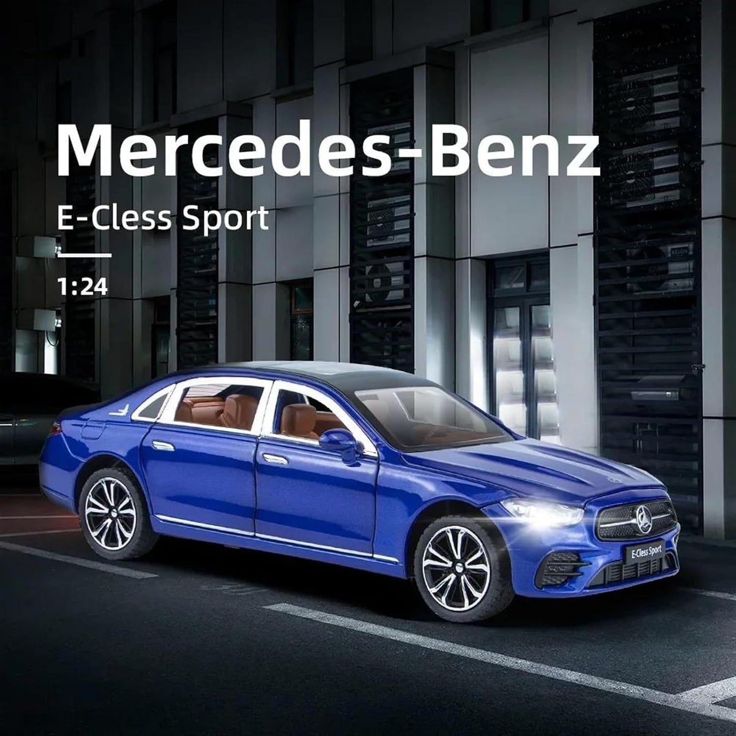 1:24 Die-Cast Mercedes-Benz E300L with Lights