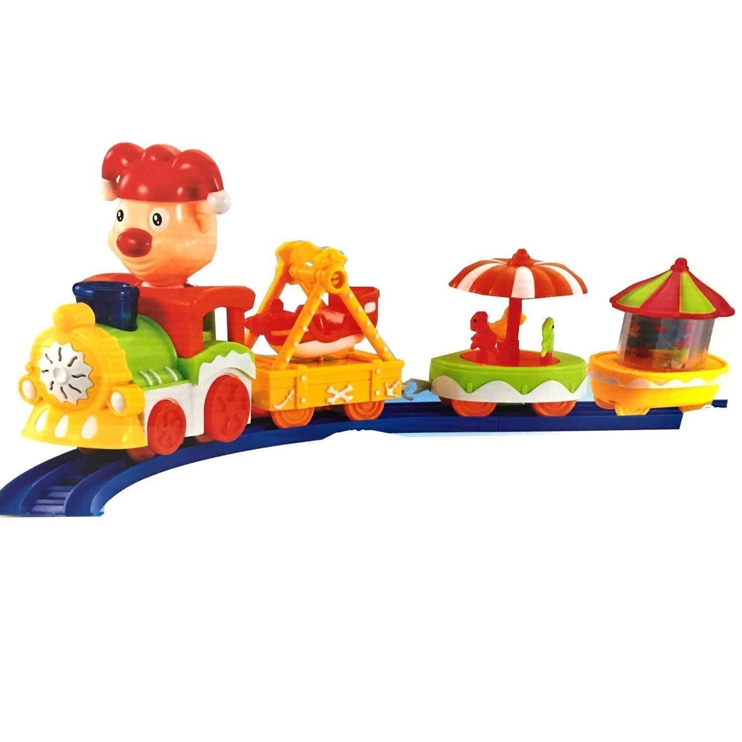 Happy Circus Electric Train | Customize Your Own Track | Cartoon Theme ...