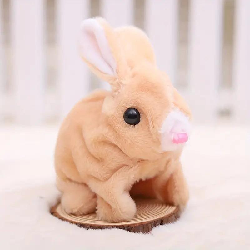 Fluffy Walking Rabbit | Simulated Walking Pet Toys