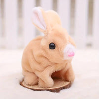 Fluffy Walking Rabbit | Simulated Walking Pet Toys