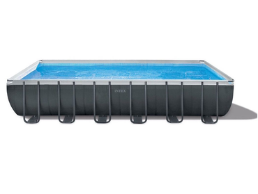 INTEX Ultra XTR Frame Rectangular Pool Set With Sand Filter Pump