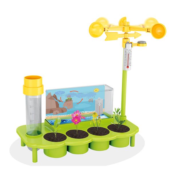 Stem Weather Station Kit | Science Experiment Kit For Kids | Plant Growth & Climate Observation