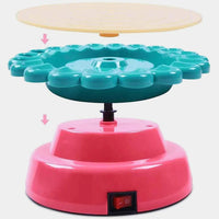 Children's Pottery Wheel Kit with Air-Dry Clay