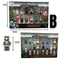 Minecraft Action Figure Set with 12 Characters