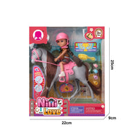 Nini Love | Barbie Doll | Barbie Riding Horse