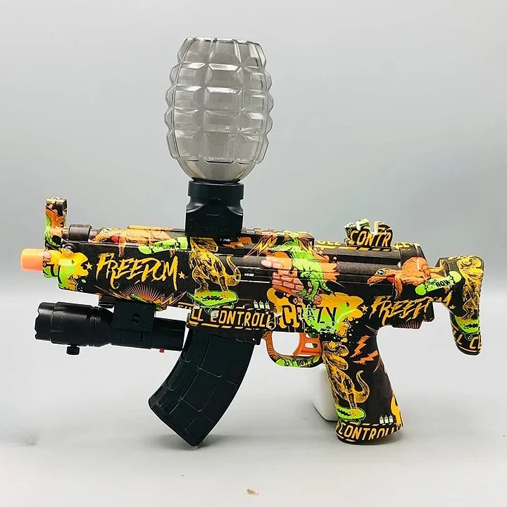 MP5 Camouflage Gel Gun with Silencer & Magazine