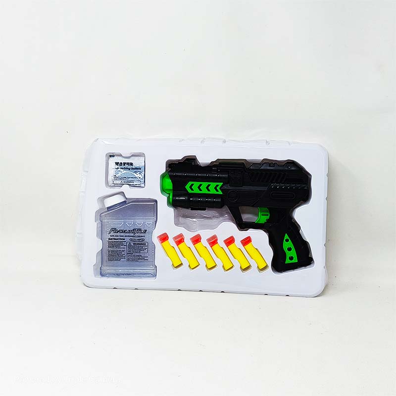 2-in-1 Toy Gun with Foam Darts & Water Bullets