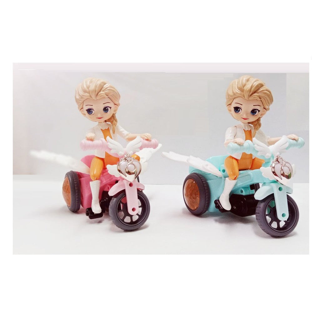 DIDAI | Girl Bicycle with Lightning Wheels | Toy Car