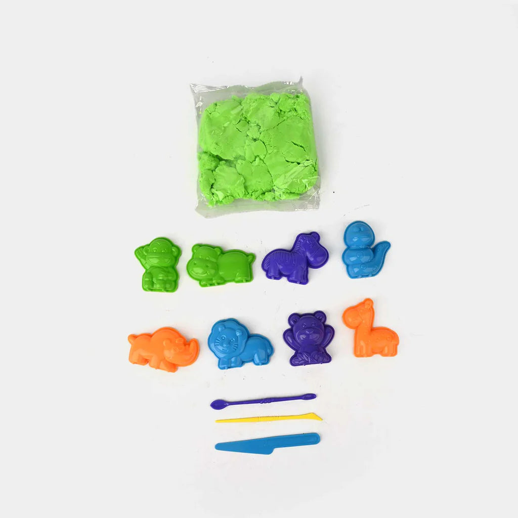 Dynamic Sand Animal Play Set with Magic Sand Molds