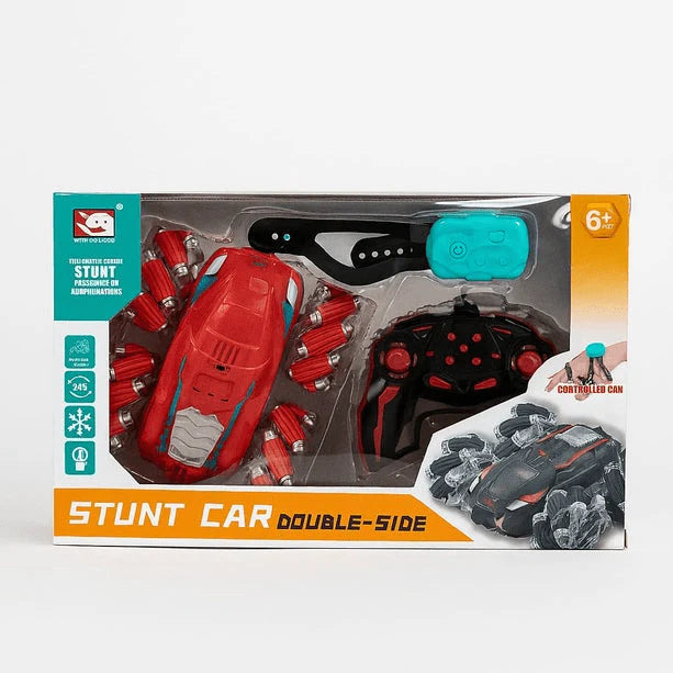 Hand Gesture Remote Control Stunt Car With Lightning Effect & Rechargeable Batteries