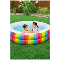 Bestway Rainbow Dream Pool For Kids 6ft 9in x 6ft 9in x 1ft 8in