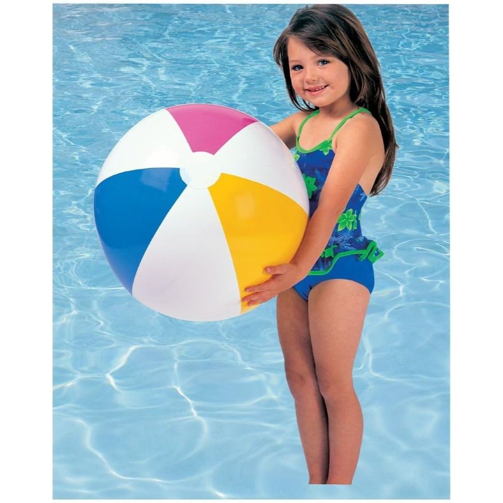 Intex Inflatable Floating Glossy Panel Beach Ball