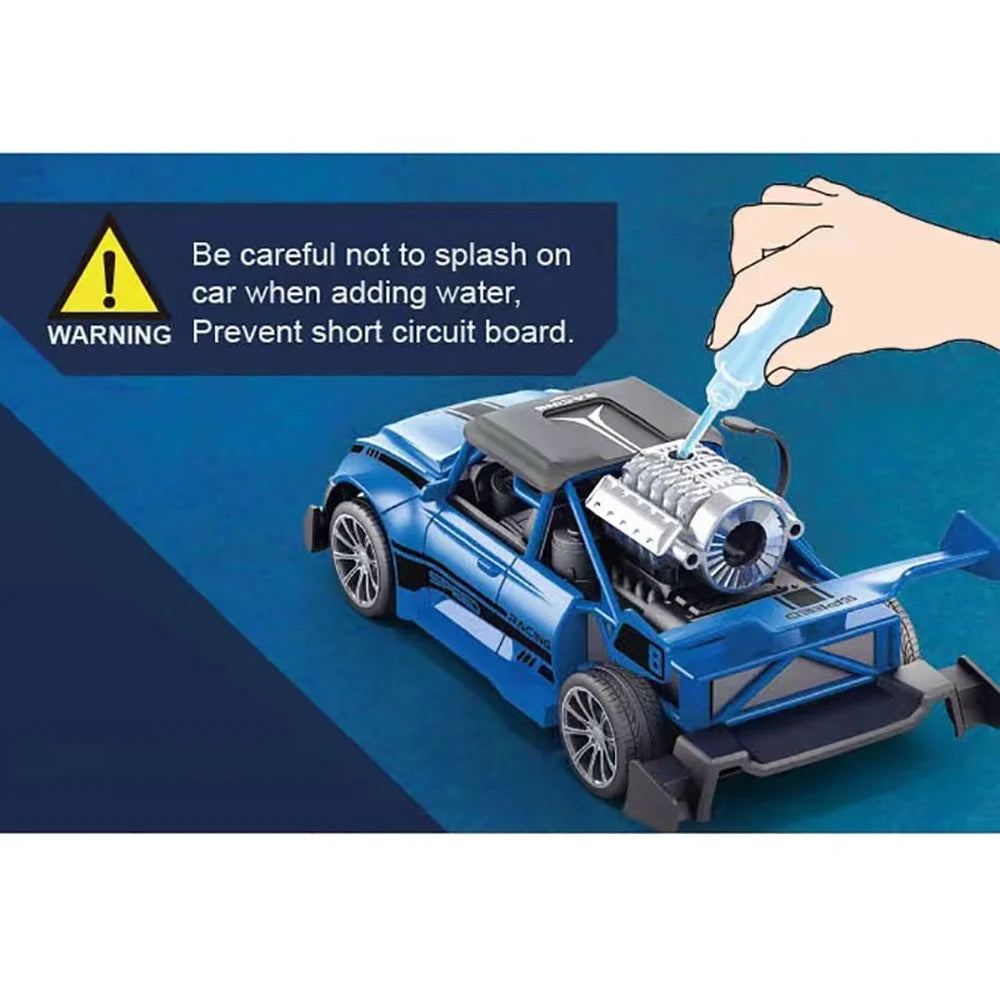 Remote Control Spray Racing Car Speed Stunt Spray Car | Speed X Remote Control Car | Smoke Spray & Bul ...