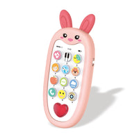 Bunny Themed Enlightenment Toy Phone for Toddlers with Music