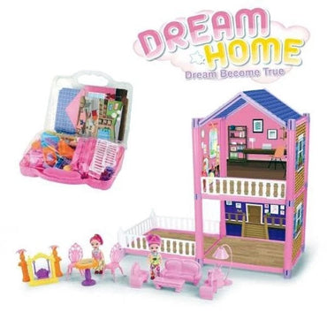 Dream Doll House Suitecase For Kids Girls