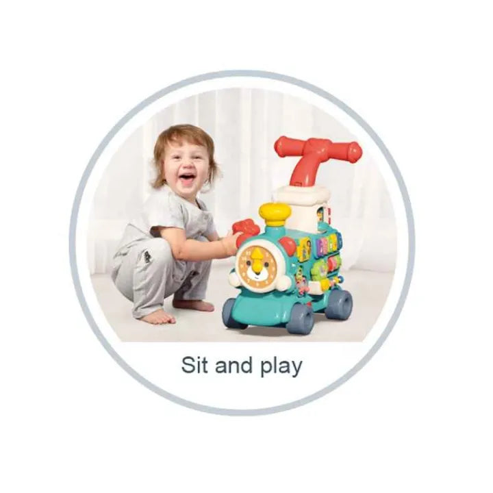 5 in 1 Multifunctional Baby Walker Train Toy For Toddlers | Learning Toy For Kids