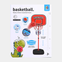 Portable Basketball Hoop With Adjustable Height Play Set For Kids