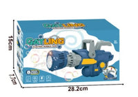 8-Hole Automatic Bubble Gatling Gun with Fan Function