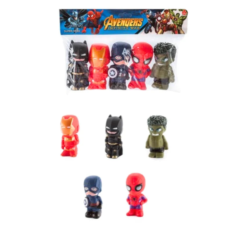 Avengers Mini Figures | 5 Pcs Avenger Team Toy Figures
