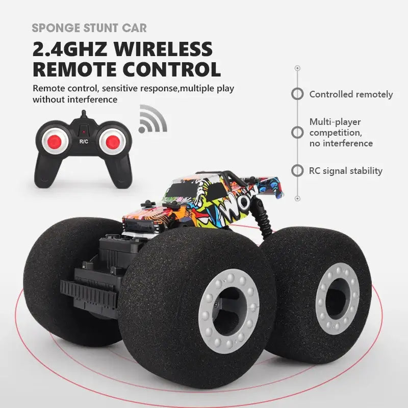 Remote Control Monster Truck | Big Sponge Tyre Drift RC Car