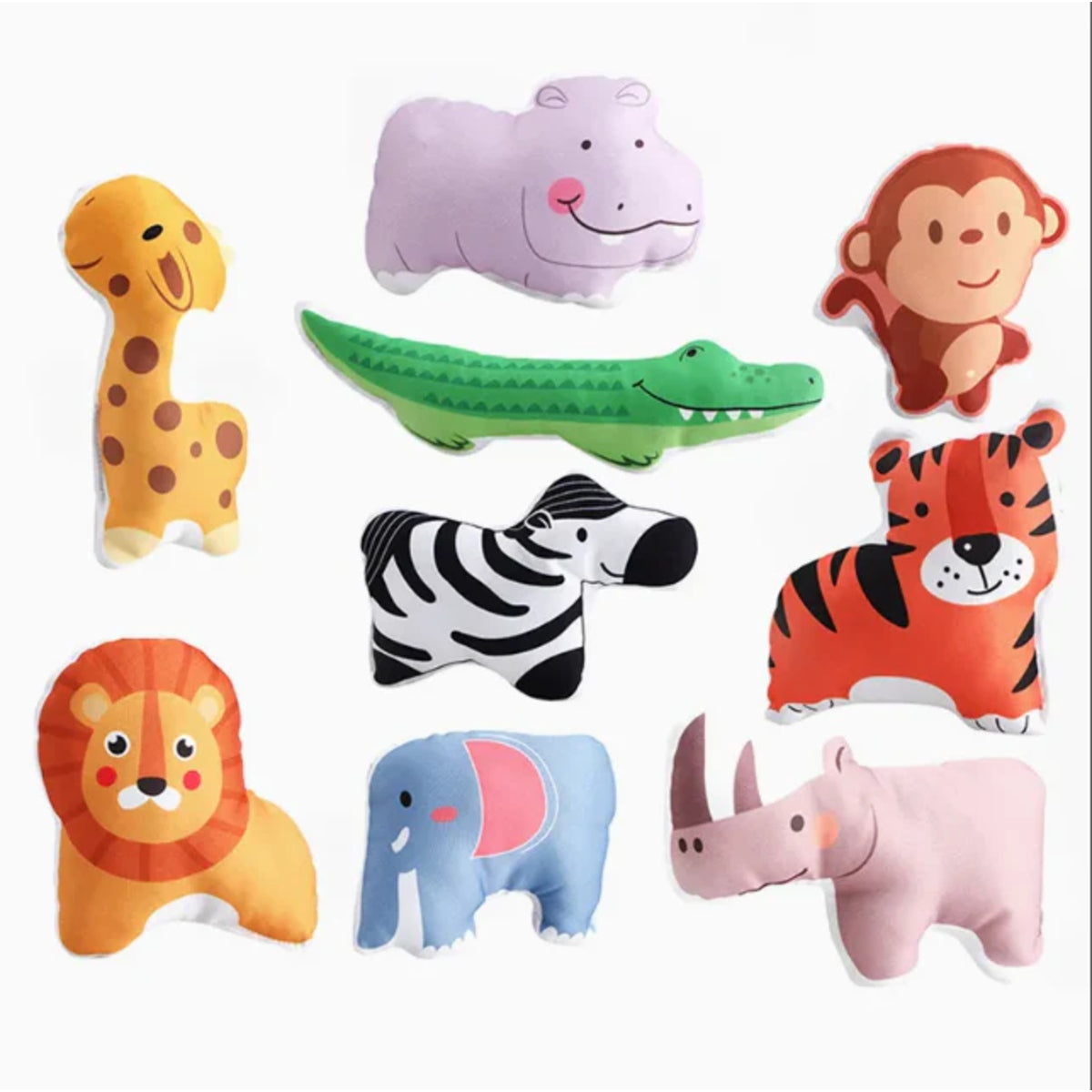 Kids Melody Play Set with 10 Animal Plush Toys
