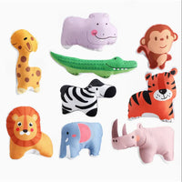 Kids Melody Play Set with 10 Animal Plush Toys