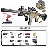 M416 Electric Gel Gun with Scope & Silencer