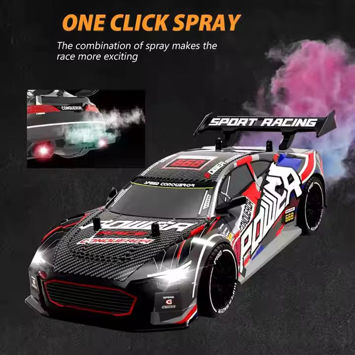 Remote Control Racing Car 1-16 Scale RC Drift Car With Water Spray