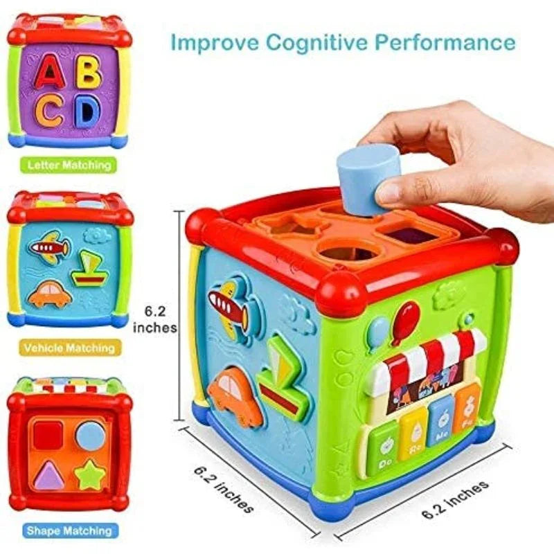 6-in-1 Huanger Fancy Cube Educational Activity Toy